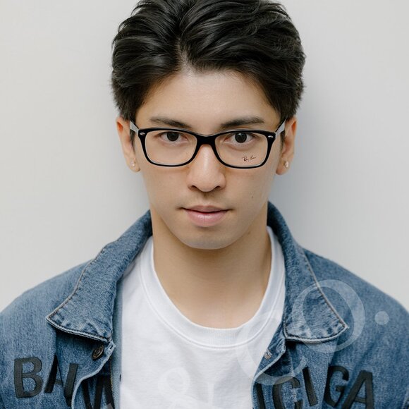 RayBan Black Acetate Unisex Eyeglasses - Picture 3 of 4